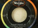 BEATLES Vee Jay 498 PLEASE PLEASE ME THIN PRINT 1963 US ORIG 2-T BEATTLES ERROR