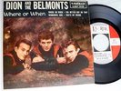 DION AND THE BELMONTS Where Or When 4 Song picture sleeve ep 45 on LAURIE w3501