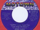 Bobby Darin 45 Happy 1972 Love Theme Rare Last Charted 45 BB # 67 NM Motown 1217
