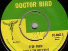 HAZEL & JOLLY BOYS/SKINHEAD REGGAE/DOCTOR BIRD 45/STOP THEM - DEEP DOWN..EX+