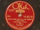 78 RPM   Mississippi Sheiks with Bo Carter, Okeh 8951,  EE+  Blues