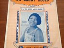 Blues 78 Oh Daddy Blues Bessie Smith Sheet Music Rare Original
