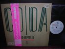 Led Zeppelin Coda Japan Orig. PROMO LP OBI INSERT WHITE LABEL