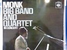 THELONIOUS MONK LP BIG BAND AND QUARTET IN CONCERT 1964 FRANCE VG++/VG++