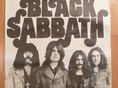 BLACK SABBATH 1973 GERMAN ORIGINAL TOUR CONCERT POSTER KONZERT PLAKAT RAR BADGER