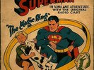 SUPERMAN in THE MAGIC RING- 1947 record & illustr. book