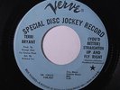 TERRI BRYANT: Straighten Up And Fly Right / Everything's Wonderful 45 (dj) rare