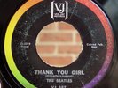 1964 THE BEATLES  Thank You Girl/Thank You Girl  VJ 587 ERROR LABEL 2-B SIDES