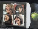 THE BEATLES, Let It Be [dark Apple] UK 2nd pressing YEX773-2U/3U matrix LP