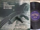 JANOS STARKER / BACH cello suites nos 1 & 3   / COLUMBIA 33CX 1656