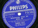 UK #1 DORIS DAY 78 (QUE SERA SERA) WHATEVER WILL BE, WILL BE PHILIPS PB 586 EX-