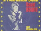 David Bowie - 45 - Let's Spend The Night Together - France - 1st Press 'J' Code