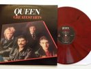 QUEEN - GREATEST HITS - RED COLOR VINYL LP ALBUM NEAR MINT (NM)