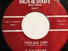 T. VALENTINE-TEEN-AGE JUMP /LITTLE LU-LU FROG-NORTHERN R&B 45 on BEA & BABY