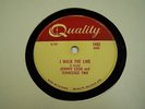 JOHNNY CASH 78rpm on Sun/Quality # 1492 