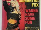 Samantha Fox: I Wanna Have Some Fun LP Autographed/Signed clean cover