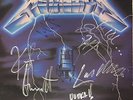 METALLICA AUTOGRAPHED RIDE THE LIGHTNING 1ST PRESSING CLIFF BURTON HETIFELD