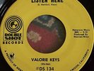 Soul 45-VALORIE KEYS-Double Shot 134-LISTEN HERE/ONE OF THEM