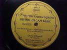 WURLITZER ORGAN-CHARLES O CONNELL: VERY RARE VICTOR  PROGRAM TRANSCRIPTION