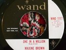 Northern Soul 45-MAXINE BROWN-One In A Million-WAND 1117-SIGNED-company sleeve