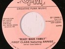 FIRST CLASS W/ ANNISE: Ready Made Family / Same 45 Hear  Soul