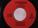 LENIS GUESS: Just Ask Me / Some Woman's Bedroom 45 (tiny label tear) rare Soul