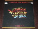 McLaughlin, Meola, De Lucia '81 LP Friday Night In San Francisco M- GUITAR JAZZ
