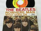 The Beatles-Nowhere Man/What Goes On-Vinyl 45 w/Picture Sleeve-Beautiful