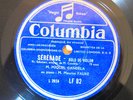 78rpm MIQUEL CANDELA Violin - SCHUBERT+PADEREWSKI - ORIG. FRENCH COLUMBIA