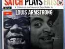 LOUIS ARMSTRONG SATCH PLAYS FATS RARE ORIG '56 COLUMBIA '6-EYE' MONO LP DG MINT