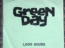 GREEN DAY 1ST RECORD EVER 1000 HOURS LOOKOUT #17 RARE CLEAR GREEN VINYL PUNK