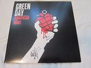 GREEN DAY SIGNED 3X AMERICAN IDIOT 12 INCH VINYL LP RECORD