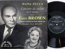 EDDY BROWN:Mana-Zucca Violin Concerto:Bradime-Disques 10