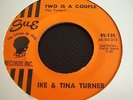 IKE AND TINA TURNER;TWO IS A COUPLE/TIN TOP HOUSE..SUE 65-SU-125. 45-135..  M-
