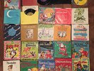 35x Childrens Records Disneyland Walt Disney Scholastic Peter Pan+45 RPM 1950-70
