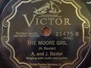 RICHARD RABBIT BROWN A & J BAXTER VICTOR 21475 BLUES 78 RPM RECORD V+/E-