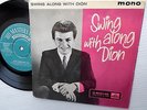 SWING ALONG with DION 4 song 45 EP Picture sleeve  UK HMV Mono e960