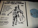 BILLIE LEE : THE NEW YORK BASS VIOLIN CHOIR LP 1980 STRATA EAST USA