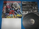 IRON MAIDEN LP Number Of The Beast 1st Press w/Poster Japan EMS-91034