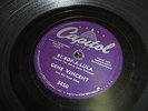 GENE VINCENT CAPITOL 78 RPM RECORD 3450 BE BOP A LULA / WOMAN LOVE