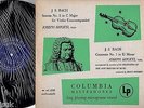 Joseph SZIGETI J S BACH Sonata No 5 Columbia ML4286 Vinyl LP Mint Fritz STIEDRY