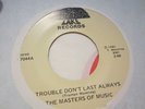 Gospel Soul 45 MASTERS OF MUSIC trouble don’t last LAKE listen