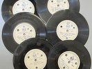 6 Vintage Antique 6 Inch RCA Recording Disc Home Recorded  Early 40s