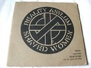 CRASS - REALITY ASYLUM / SHAVED WOMEN - ORIGINAL CARD/STAPLES FIRST ISSUE 7