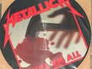 METALLICA ORIGINAL KILL EM ALL PICTURE DISC SUPER RARE CLIFF BURTON MEGAFORCE