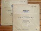 Helmut Walcha - J.S.Bach: Orgelbüchlein ( Little Organ Book ) - Archiv 2 LP
