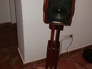 SONUS FABER MINIMA AMATOR SPEAKERS WITH WALNUT STANDS IN EX CONDITIONS