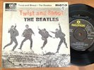 THE BEATLES Twist And Shout   RARE UK Parlophone 45 with center punch 1N/2N