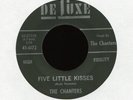 THE CHANTERS Five Little Kisses on DeLuxe R&B Doo Wop 45 Hear