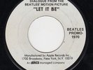 BEATLES 45 LET IT BE DIALOGUE FROM MOTION PICTURE WLP ABKCO APPLE PROMO